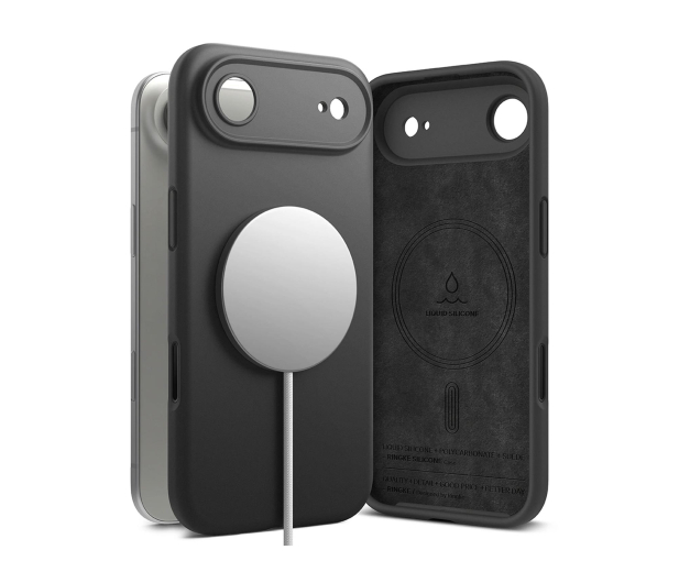 Ringke Silicone Magnetic Magsafe do Iphone 17 Air Black - 1359788 - zdjęcie